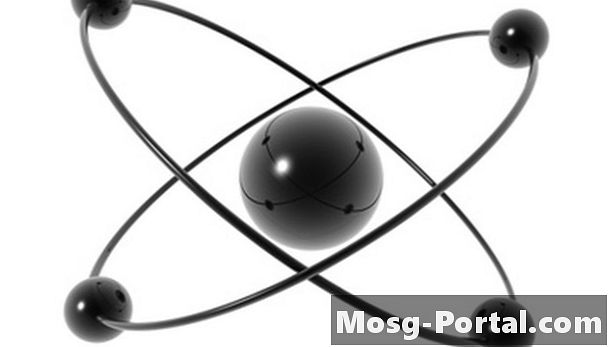 Sådan fremstilles en Bohr-model af atomet