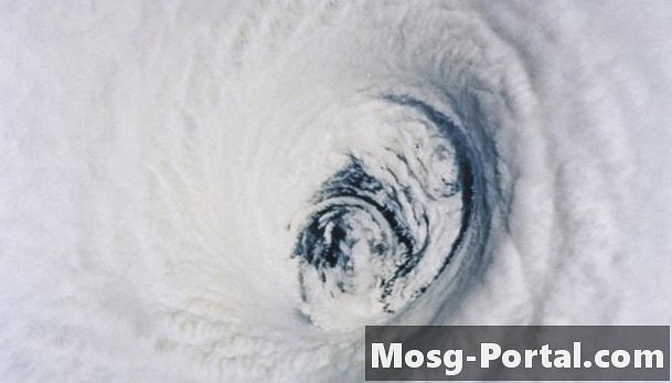 Wodurch werden die Wolken eines Hurrikans spiralförmig?